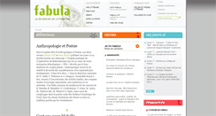 Desktop Screenshot of fabula.org