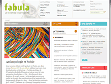 Tablet Screenshot of fabula.org
